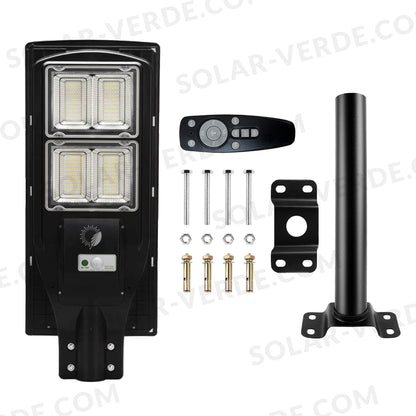 Luz solar exterior todo en uno (sensor de movimiento/encendido toda la noche)