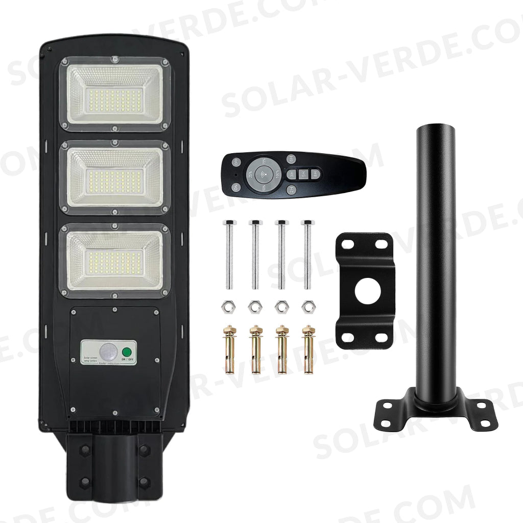 Luz solar exterior todo en uno (sensor de movimiento/encendido toda la noche)